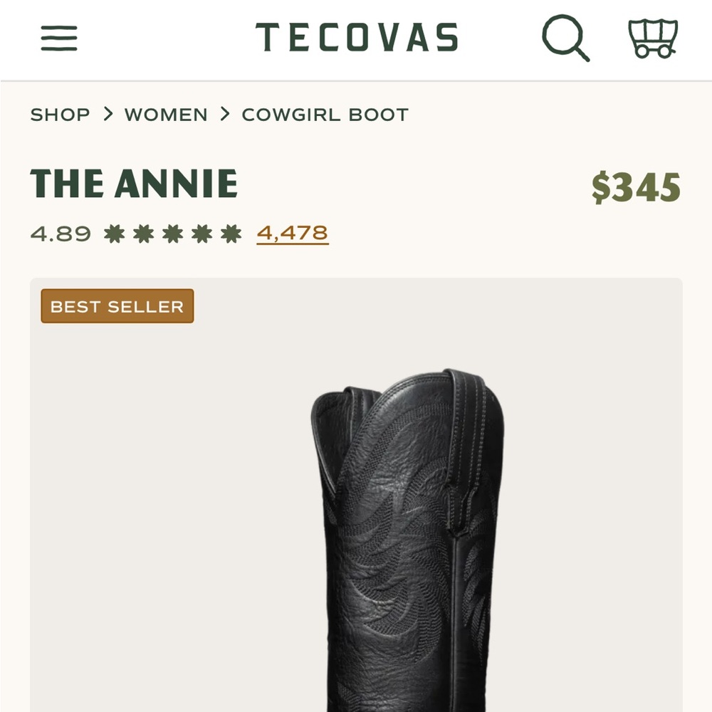 Women’s Tecovas ‘Annie’